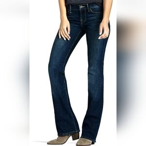 Y2k Lucky Brand Sweet N Low Dark Wash Boot Cut Denim Jeans Flared Stretch 6 Tall